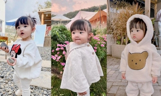 Tan chảy với tủ đồ đi chơi đáng yêu của con gái Đông Nhi và Ông Cao Thắng