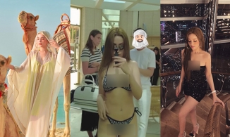 Huyền Baby gây bất ngờ khi chia sẻ về việc mặc bikini tung tăng mua sắm tại Dubai