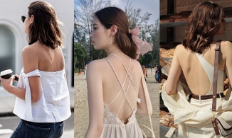 Những kiểu áo hở lưng lên ngôi mùa hè 2022 - bí quyết trị mụn lưng để mặc áo hở lưng thật đẹp