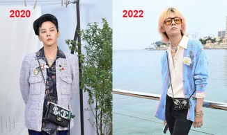 G-Dragon khiến fan choáng váng với đôi chân que tăm khi tham dự show Chanel Cruise 2023 