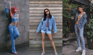 Denim-on-denim tiếp tục 'hot' trở lại trong năm 2022