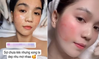 Ngọc Trinh khoe mặt châm chích lấm chấm đỏ, còn quảng cáo 'đẹp như mơ': Chuyện gì đang xảy ra?