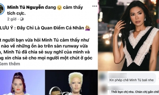 Fan đòi quay lưng vì Minh Tú lên tiếng ủng hộ Lê Bống trở thành người mẫu chuyên nghiệp