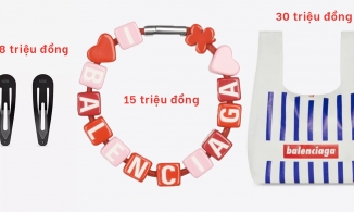 Balenciaga bán kẹp tóc, túi xách như 'hàng chợ' nhưng giá trên trời