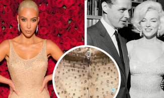 Không thể chấp nhận: Kim Kardashian làm hỏng váy của Marilyn Monroe!