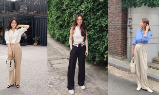 Quần ống rộng sẽ giúp bạn thăng hạng phong cách tuyệt đỉnh nếu khéo léo phối hợp với 5 kiểu áo sau