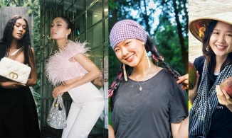 Thời trang đối lập của 2 Á hậu họ Lê: Bảo Ngọc mê mỗi khăn rằn, Thảo Nhi đổi chục túi hiệu