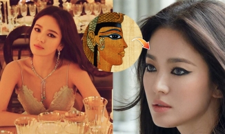 Song Hye Kyo trang điểm mắt giống Nữ Hoàng Ai Cập: Vừa lạ vừa quen 