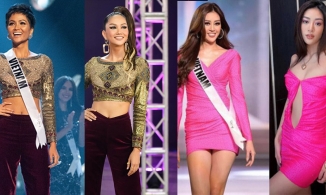 Khi Hoa hậu - Á hậu mặc lại đồ cũ: H'hen Niê tụt điểm nhan sắc vì thay đổi này