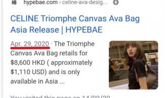 Đẳng cấp của Lisa khi sở hữu chiếc túi xách Celine trước dân tình 9 tháng