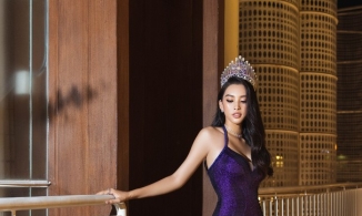 Dàn Hoa hậu, Á hậu phủ tím cả sự kiện: Tiểu Vy mang vương miện, Kiều Loan diện váy xuyên thấu