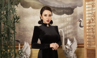 Bảo Trâm Idol bất ngờ 'xuống tóc', khoe dáng trong áo dài nhung 