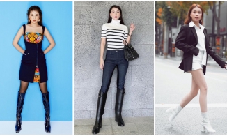 Học hỏi Hot girl Sam cách diện boot 'siêu hack dáng' cho nàng nấm lùn