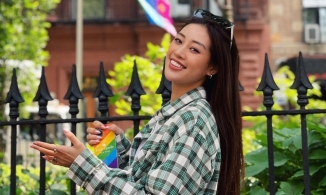 Khánh Vân đầy năng động, cá tính với phong cách đời thường tại Mỹ
