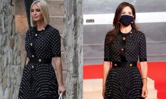 Ái nữ nhà Donald Trump 'đụng hàng' Công nương Mary trong thiết kế của Prada