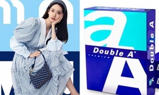 Poster quảng bá thời trang của Miu Miu nhìn giống quảng cáo giấy A4