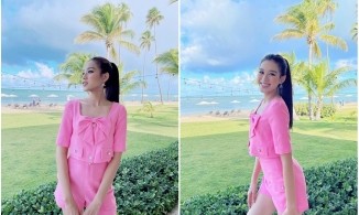 Chào sân Miss World 2021: Đỗ Thị Hà và màu hồng như thể 'chúng ta không thuộc về nhau'