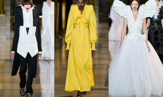 Những chiếc cầu vai siêu thực trong BST Viktor & Rolf Couture 2022