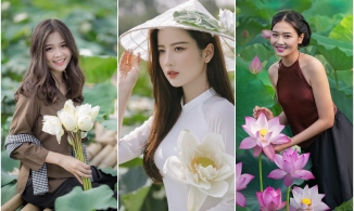 Tháng 6 mùa sen: Chụp ảnh hoa sen mặc gì đẹp? Những thảm họa trang phục hồ sen bạn nữ nên tránh 