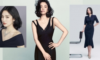 Bí quyết mặc đẹp Song Hye Kyo không bao giờ nói với bạn: Mặc áo cổ V auto cổ dài, dáng thanh thoát