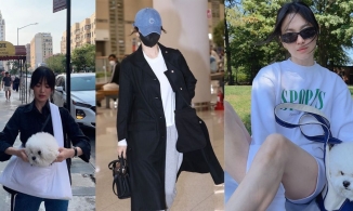 Song Hye Kyo ăn mặc tuềnh toàng khi trở về Hàn Quốc sau chuyến công tác châu Âu