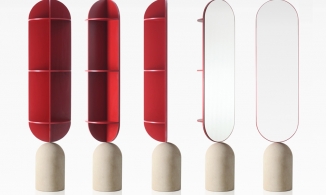 Orte-Gương kết hợp kệ - sáng kiến tiết kiệm không gian mà vẫn đầy thẩm mỹ