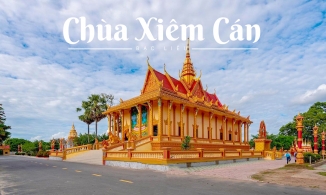 Chùa Xiêm Cán, ngôi chùa Khmer tráng lệ bậc nhất Bạc Liêu