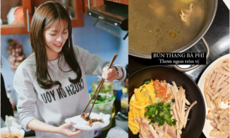 Phí Phương Anh khoe bún thang bà Phí, Trấn Thành có tô bún riêu chất lượng