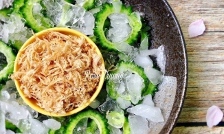 Cách làm gỏi khổ qua chà bông, mới ăn thì đắng, càng ăn càng ghiền