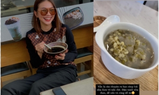 Thanh Hằng nấu chè đậu xanh nha đam, Tóc Tiên ăn xôi xéo “vét” tủ lạnh