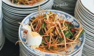 Đu đủ đâm, món đặc sản Khmer đến Tri Tôn, An Giang không thử sẽ tiếc