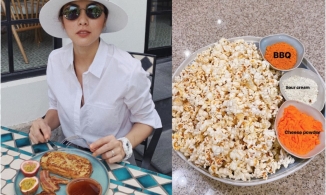 Tiểu Vy nấu chè bưởi tự khen 'ngon chấn động', Hà Tăng làm bắp rang 3 vị