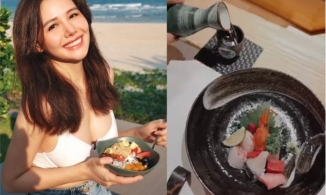 Tăng Thanh Hà ăn brunch mà như ăn tiệc, Lương Thuỳ Linh tranh thủ ăn lẩu ếch khi về Hà Nội