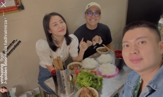 Đỗ Thị Hà cảm thán 'chưa bao giờ ăn bánh mì ngon thế'; Văn Mai Hương 'ăn sập Hà Nội'