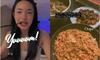 Châu Bùi tự nấu bữa tối thịnh soạn, Thanh Hằng ăn súp mì Tomyum “khổng lồ”