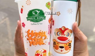 Phúc Long ra mắt phiên bản ly đổi màu Tết 2022, hoạ tiết đậm chất Tết Việt