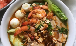 Bún gỏi dà, món bún mang âm hưởng của gỏi cuốn thú vị ở Sóc Trăng