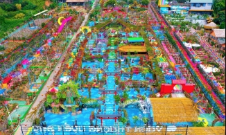 Vườn Thượng Uyển Bay, khu du lịch “7 sắc cầu vồng” giữa đồi Đà Lạt khiến nhiều người tranh cãi 