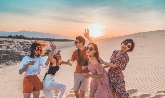 Cồn cát Quang Phú, điểm du lịch chiều được cả người lớn lẫn trẻ nhỏ ở Quảng Bình