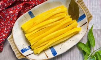 Cách làm củ cải vàng kiểu Hàn Quốc đơn giản, ăn kèm thịt nướng hay làm kimbap đều hấp dẫn