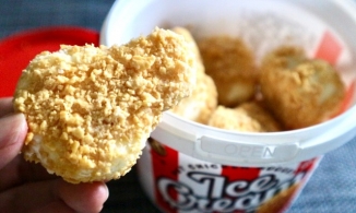 Kem gà Đài Loan: Nhìn qua tưởng gà rán, hóa ra lại là kem
