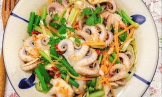 Cách làm gỏi bạch tuộc chua cay giòn sật, ai chê hải sản cũng phải khen ngon