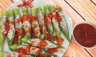 Cách làm đậu bắp nhồi thịt, chỉ một món là đủ cả đạm lẫn xơ cho bữa cơm gia đình