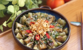 Cách làm cà tím sốt mè: Chồng con không thích cà tím cũng phải khen ngon