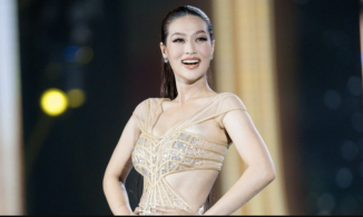 Hoa hậu Đoàn Thiên Ân khiến khán giả xót xa khi để lộ đôi chân bị thương bầm dập vì catwalk