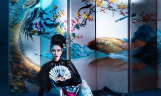 Á hậu Hà Thu đẹp ma mị với phong cách liêu trai đêm Trung thu 2020