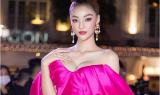  Á hậu Kiều Loan suýt rơi vào tình huống hớ hênh trên sóng truyền hình