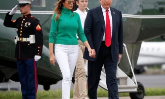  Những lần diện đồ bình dân của bà Melania Trump 