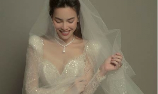 Váy cưới của Hồ Ngọc Hà được làm thủ công 100% có giá gần nửa tỉ