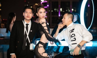 Ngọc Trinh kết màn series hở bạo năm 2020 bằng một chiếc váy mặc như không